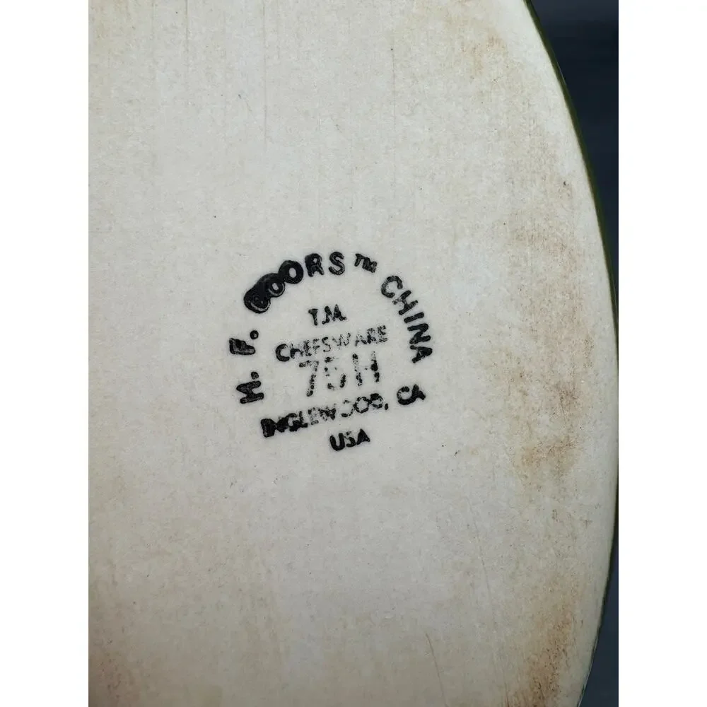 Vintage A.F. Coors Au Gratin Dish 9